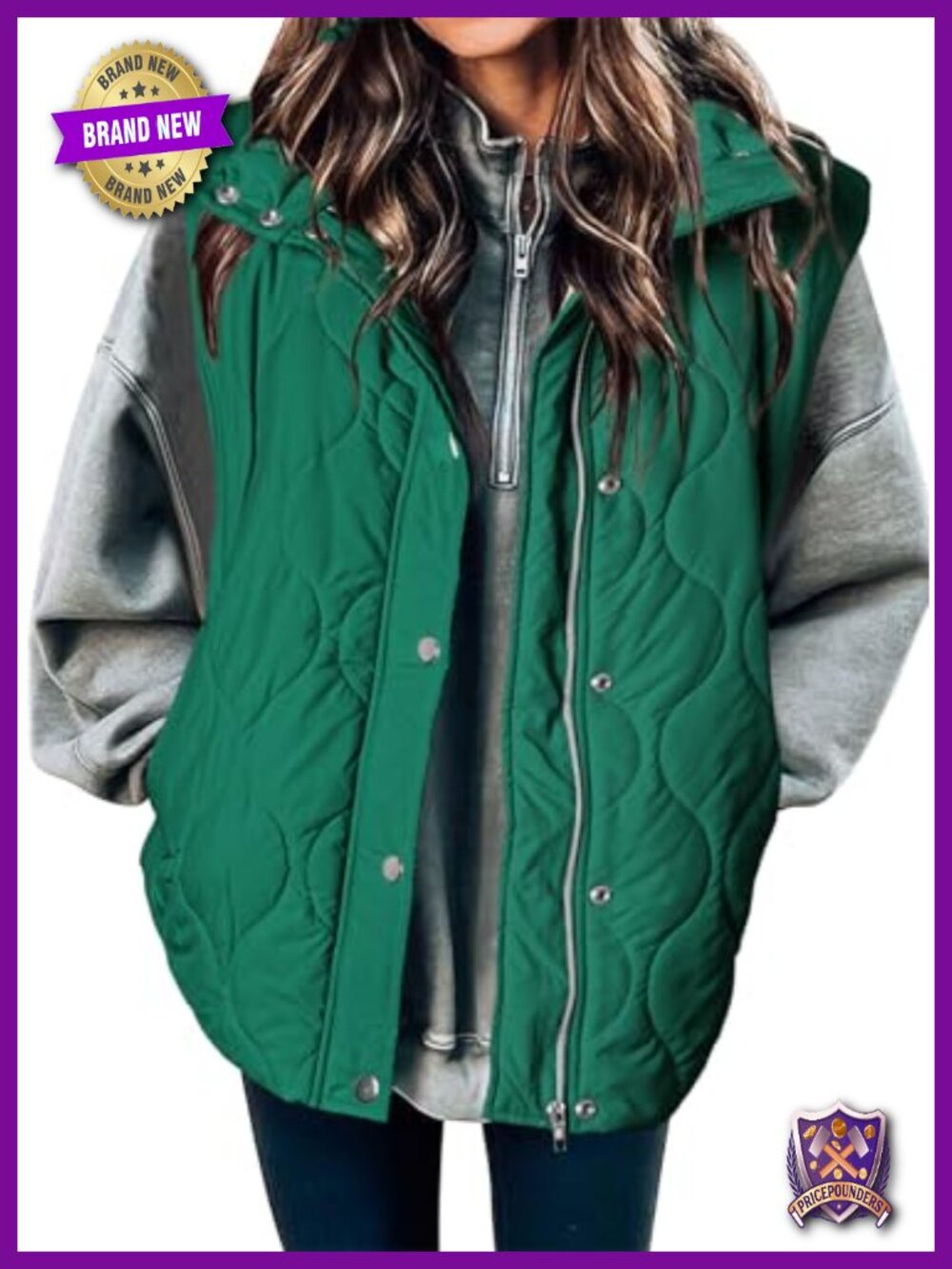 Lightweight Cropped Quilted Puffer Vest Sleeveless Jacket